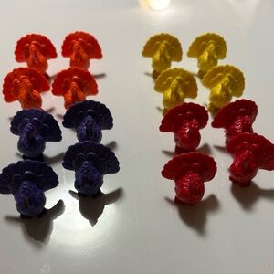 Learning resources: count and add Turkey activity cards